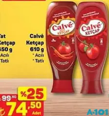 CALVE KETÇAP 610 G fiyat ve kampanya bilgisi